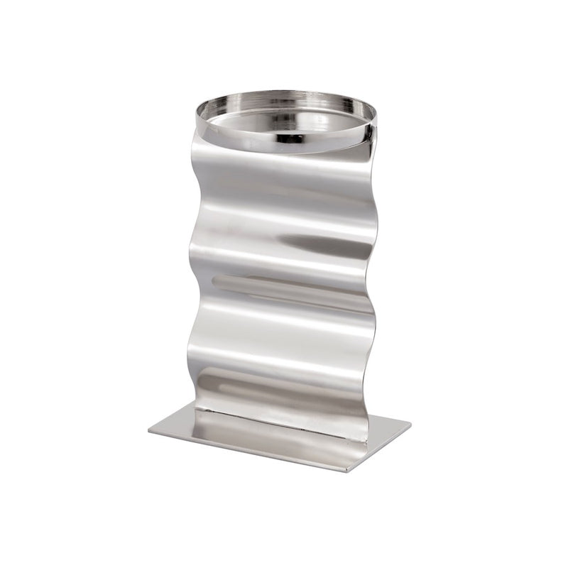 Atlas Lighting Curve Candleholder, Set of 3, Polished Nickel