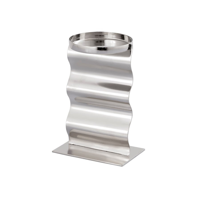 Atlas Lighting Curve Candleholder, Set of 3, Polished Nickel