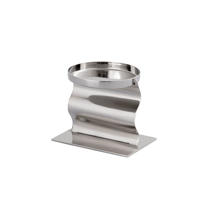 Atlas Lighting Curve Candleholder, Set of 3, Polished Nickel