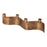 Atlas Lighting Curve Multi Candleholder, Aged Brass