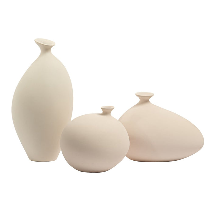 Atlas Lighting Cy Medium Vase, White