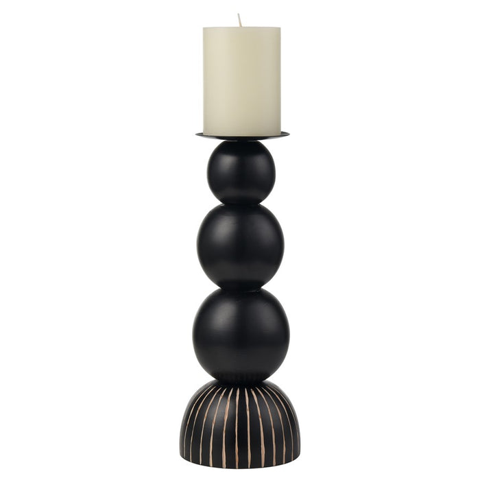 Atlas Lighting Dana Candleholder Set of 2, Black