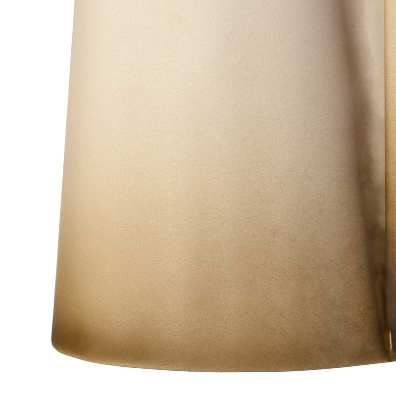 Atlas Lighting Delia Bottle III | Burnt Ivory Metal Vase | Living Room & Entryway Decor | 5 x 5 x 16 in | Model AC11236-01
