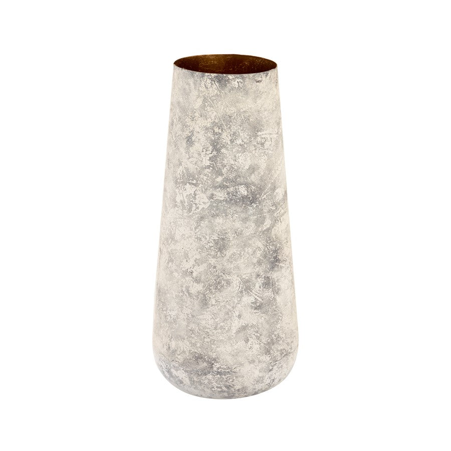 Atlas Lighting Delmont Vase, Whitewash