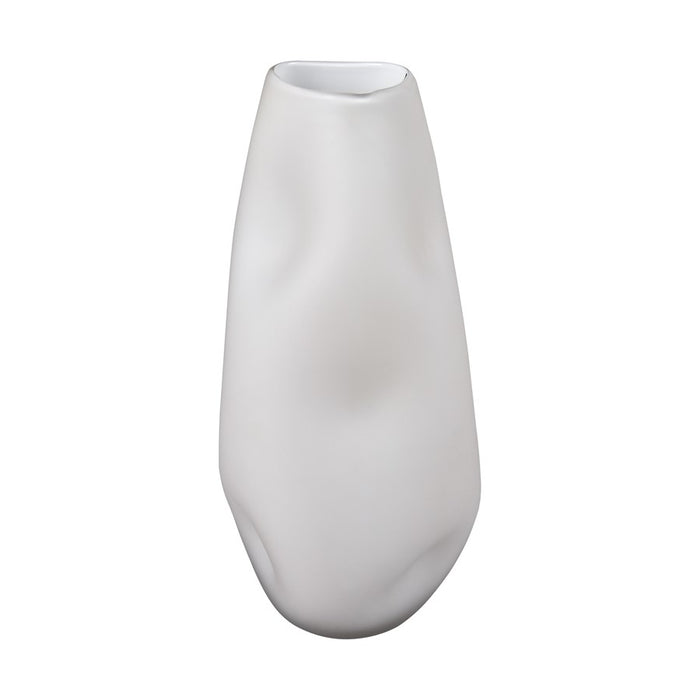 Atlas Lighting Dent Small Vase, White
