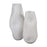 Atlas Lighting Dent Small Vase, White