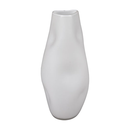 Atlas Lighting Dent Large Vase, White