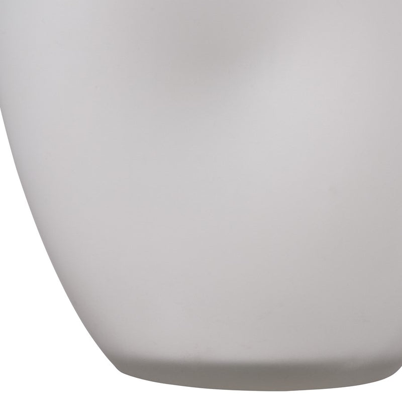 Atlas Lighting Dent Large Vase, White