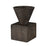 Atlas Lighting Disa Small Candleholder, Dark Brown
