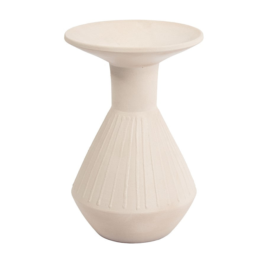 Atlas Lighting Doric Large Vase, White