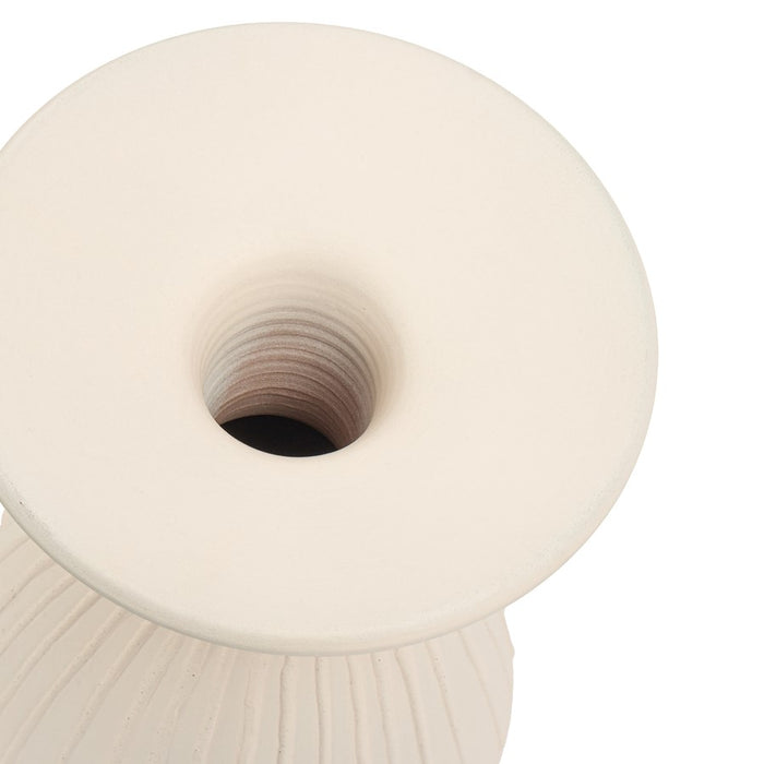 Atlas Lighting Doric Large Vase, White