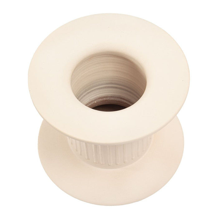 Atlas Lighting Doric Small Vase, White