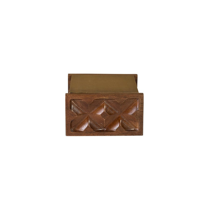Atlas Lighting Dorsey Box, Small, Aged Brass