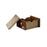 Atlas Lighting Dorsey Box, Small, Aged Brass