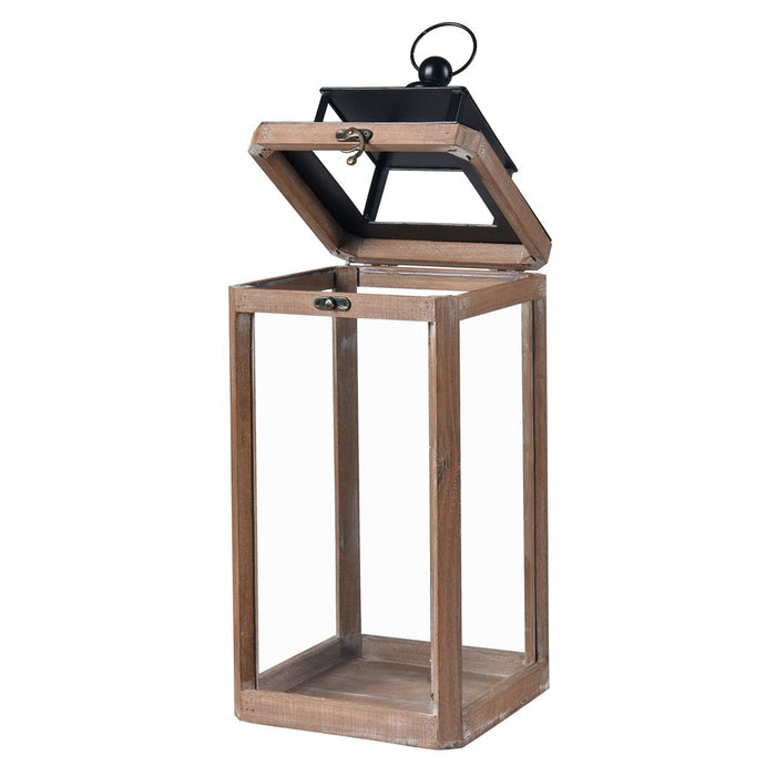 Atlas Lighting Dowd Lantern Set of 2, Brown
