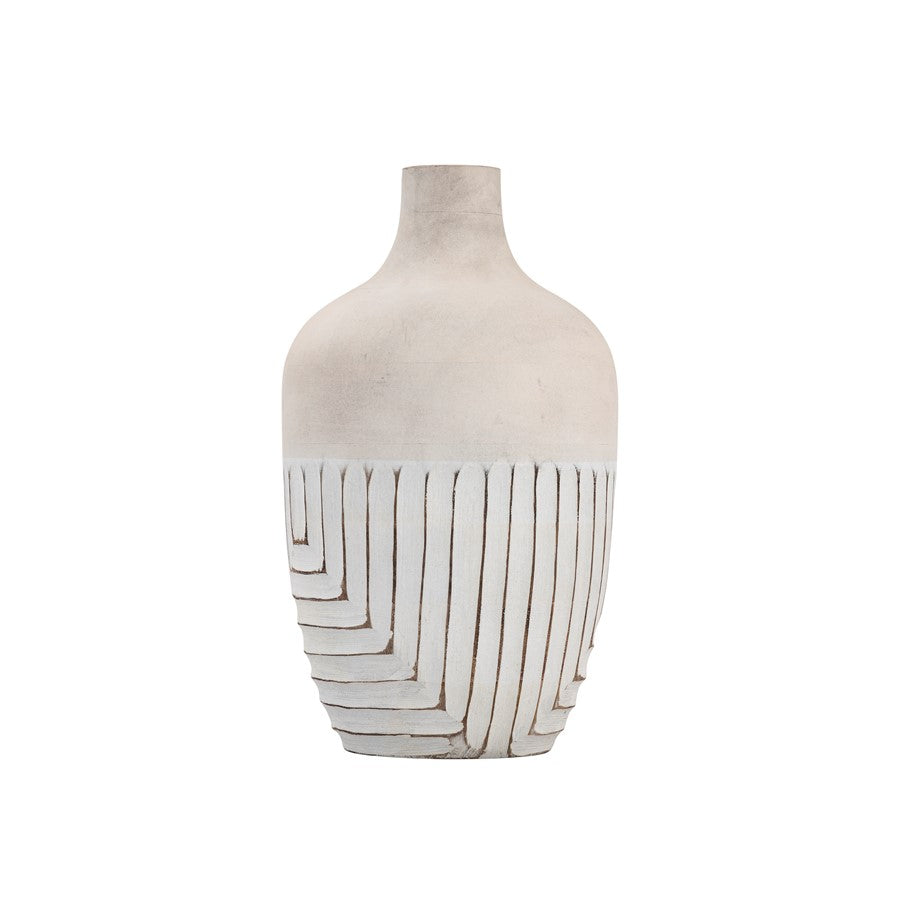 Atlas Lighting Drake Large Vase, White