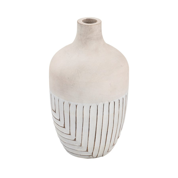 Atlas Lighting Drake Large Vase, White