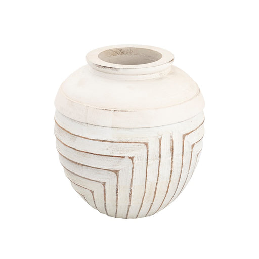 Atlas Lighting Drake Small Vase, White