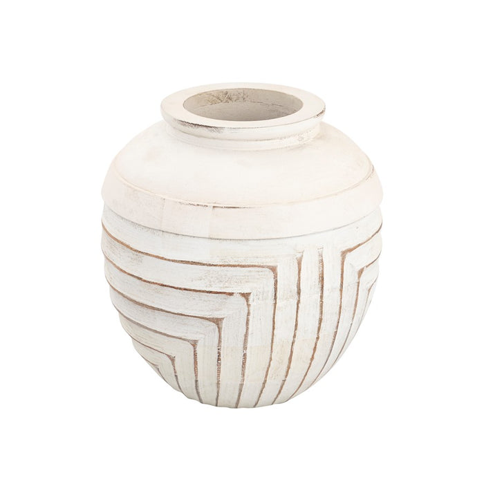 Atlas Lighting Drake Small Vase, White