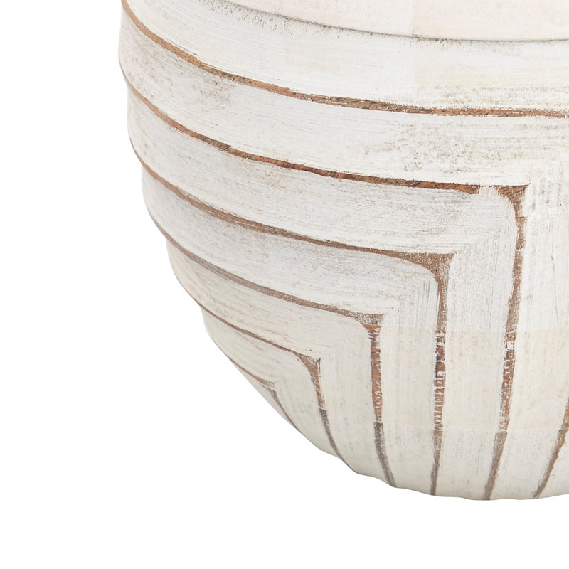 Atlas Lighting Drake Small Vase, White