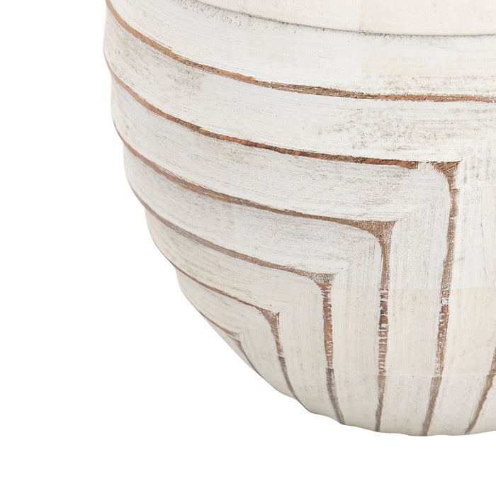 Atlas Lighting Drake Small Vase, White
