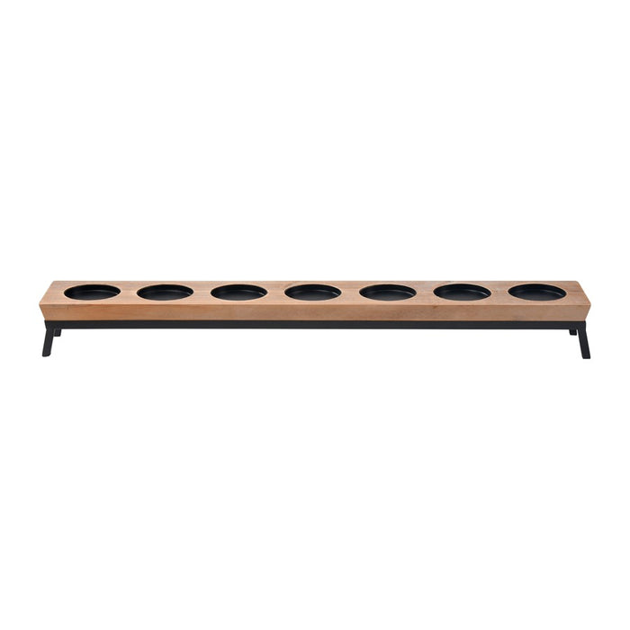 Atlas Lighting Drew Candleholder Centerpiece, Natural