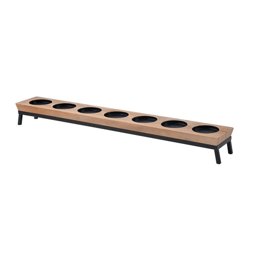 Atlas Lighting Drew Candleholder Centerpiece, Natural