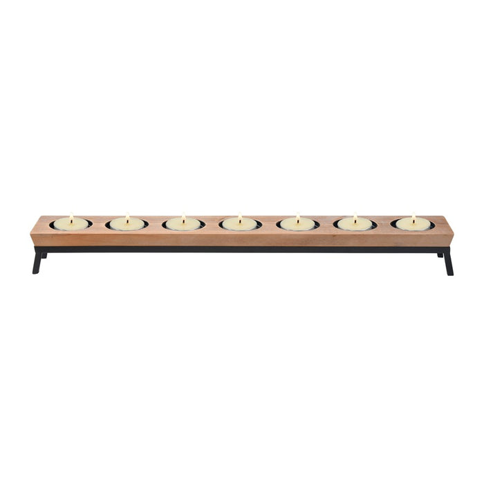Atlas Lighting Drew Candleholder Centerpiece, Natural