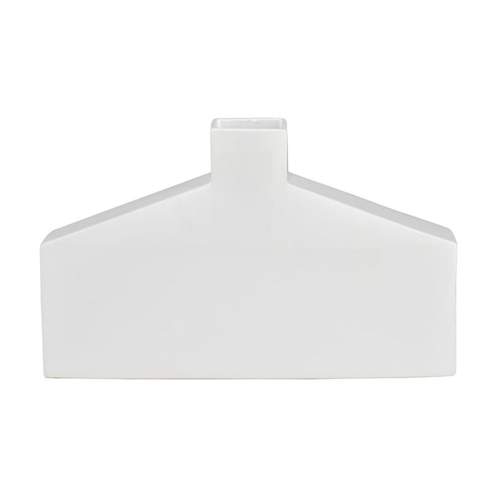 Atlas Lighting Drue Vase, Short Matte White