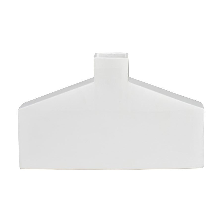 Atlas Lighting Drue Vase, Short Matte White