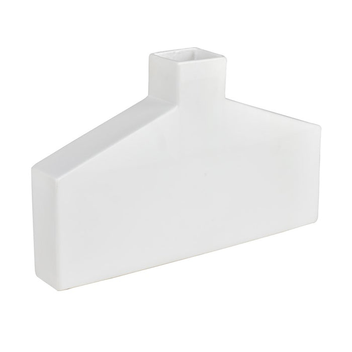 Atlas Lighting Drue Vase, Short Matte White