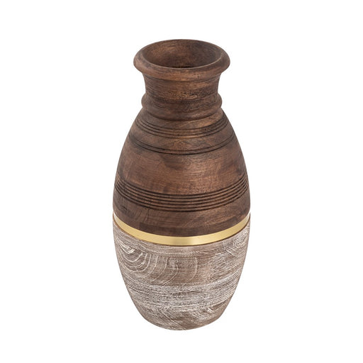 Atlas Lighting Dunn Large Vase, Walnut