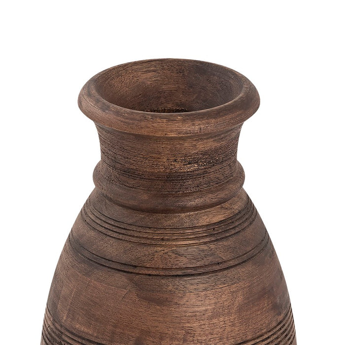 Atlas Lighting Dunn Large Vase, Walnut