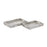 Atlas Lighting Eaton Etched Tray Set of 2, White