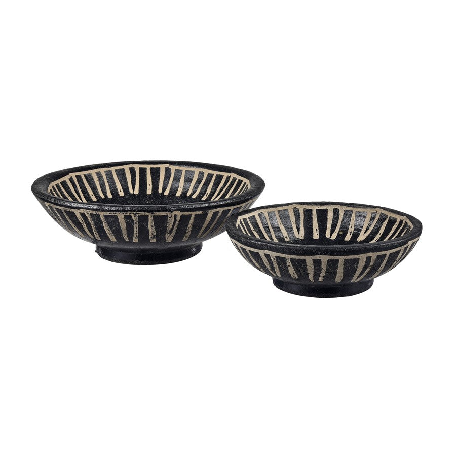 Atlas Lighting Eleni Plate, Set of 2, Black