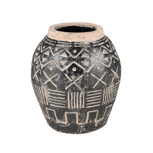 Atlas Lighting Eleni Large Vase, Black