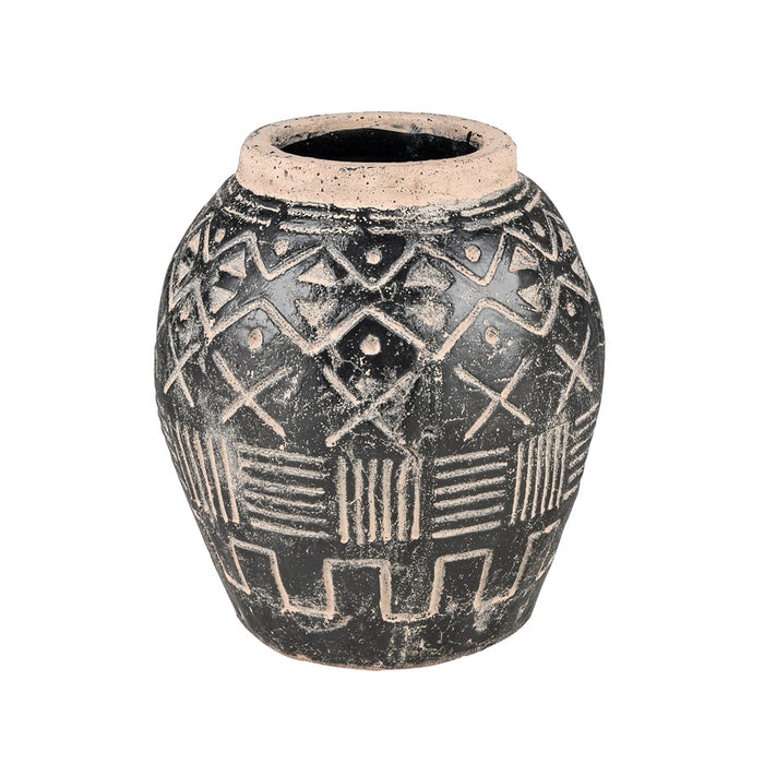 Atlas Lighting Eleni Large Vase, Black