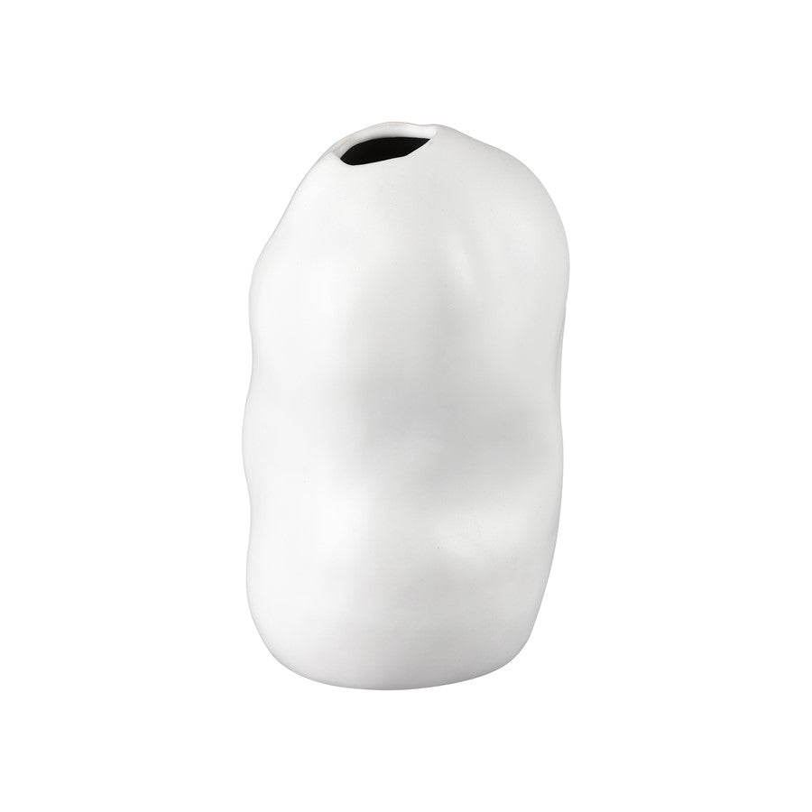 Atlas Lighting Elias Small Vase, White