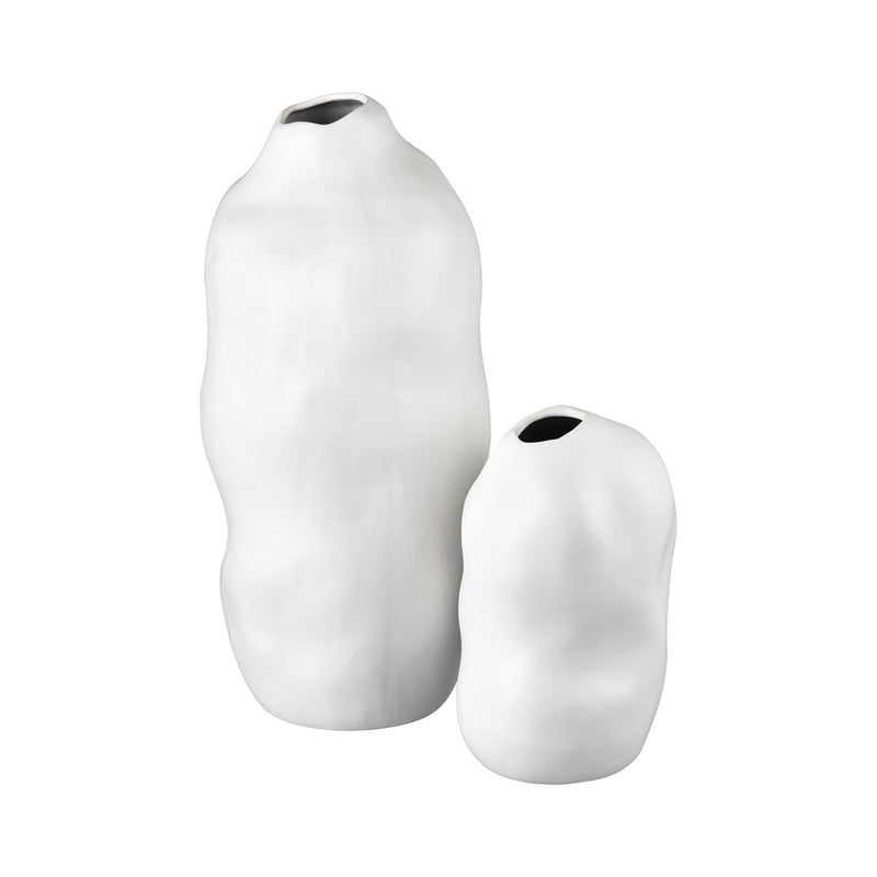 Atlas Lighting Elias Small Vase, White