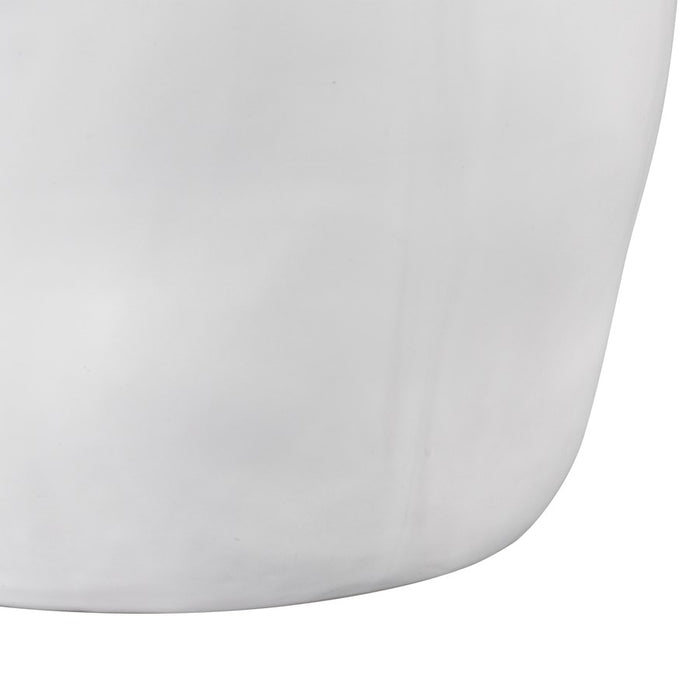 Atlas Lighting Elias Large Vase, White