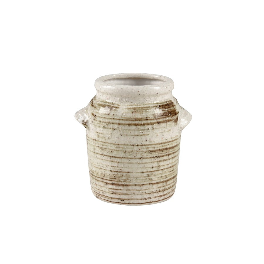 Atlas Lighting Ellen Small Vase, White