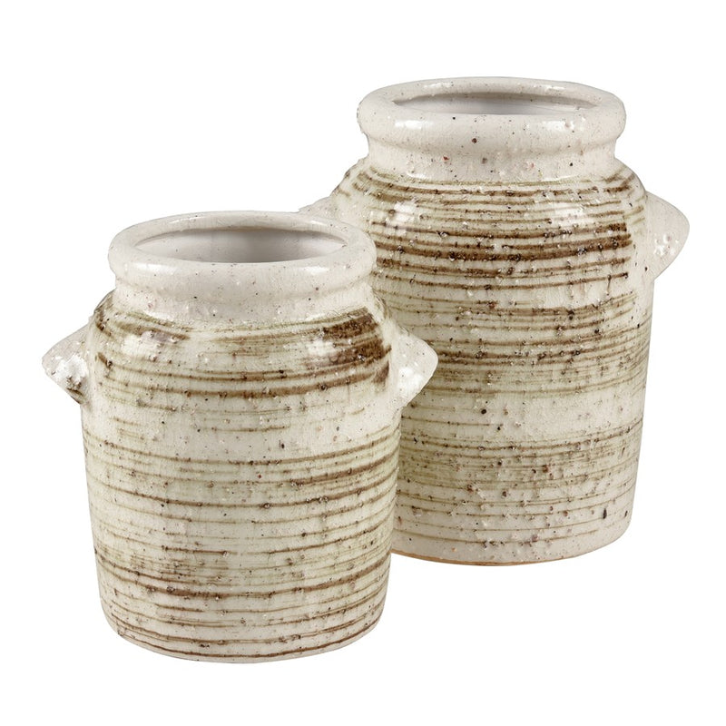 Atlas Lighting Ellen Small Vase, White