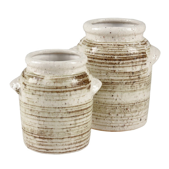 Atlas Lighting Ellen Small Vase, White