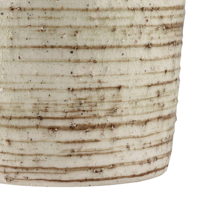 Atlas Lighting Ellen Small Vase, White