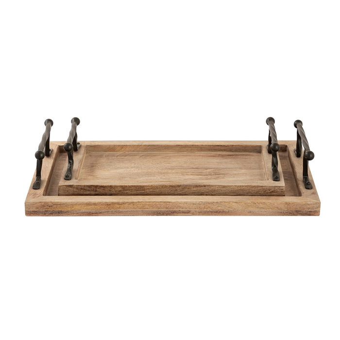Atlas Lighting Ellwood Tray, Set of 2, Natural