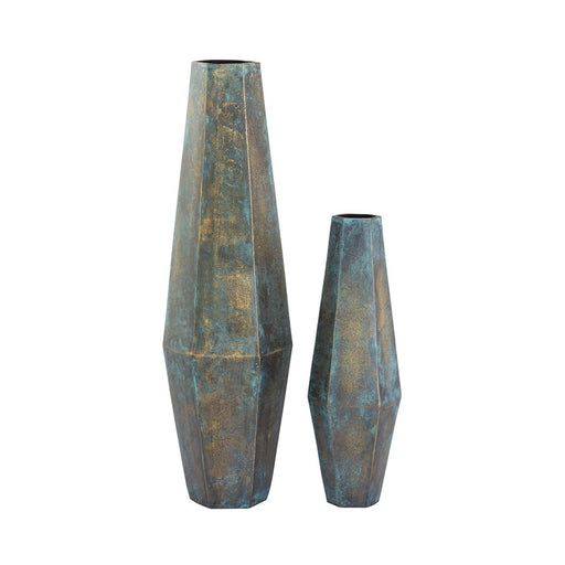 Atlas Lighting Erwin Vase Set of 2, Oxidized Brass