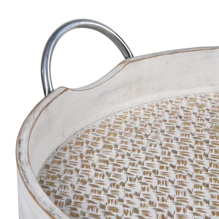 Atlas Lighting Fabian Tray Set of 2, Weathered White