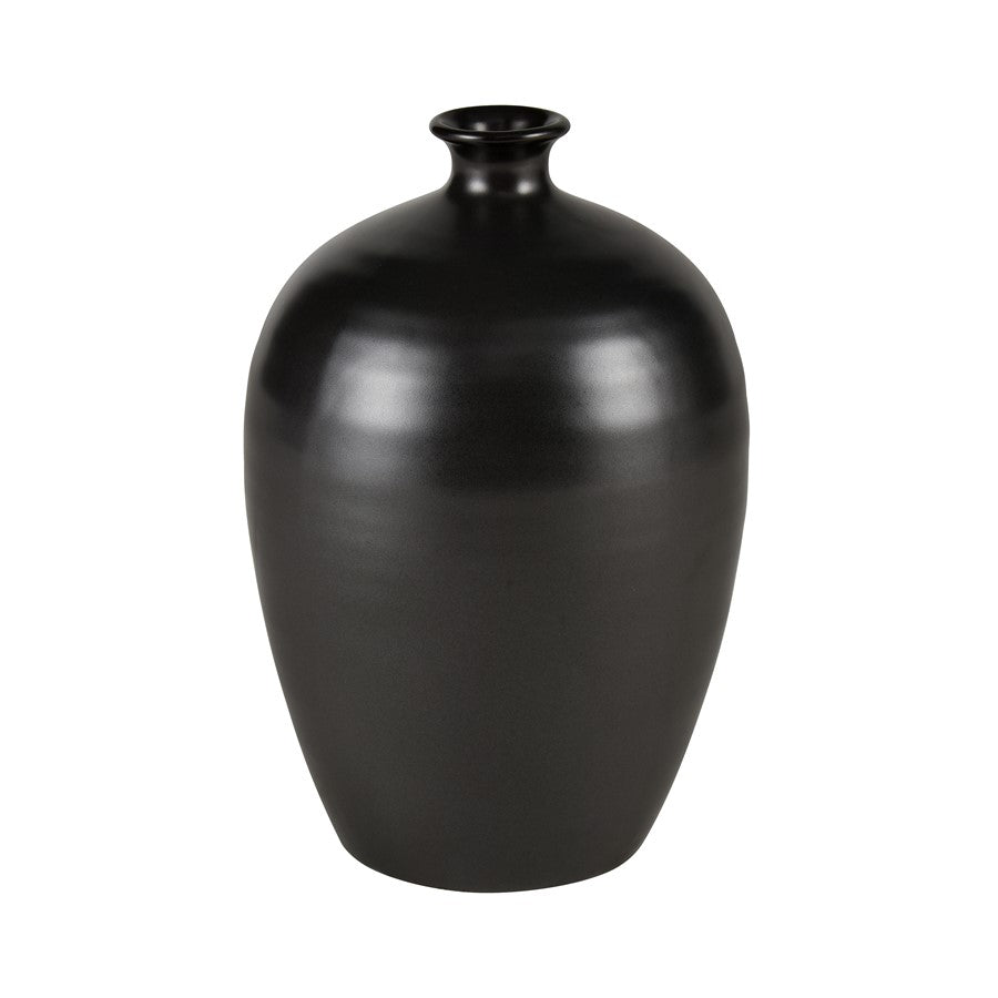 Atlas Lighting Faye Medium Vase, Black