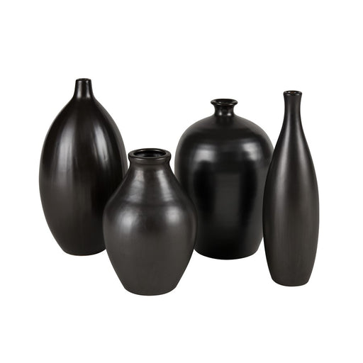 Atlas Lighting Faye Medium Vase, Black