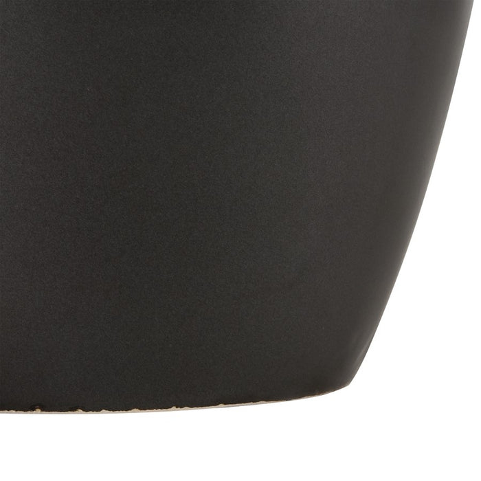 Atlas Lighting Faye Medium Vase, Black